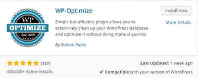 Optimize WordPress Database with a Single Click